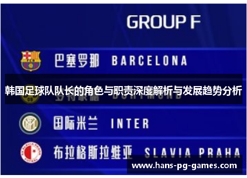 韩国足球队队长的角色与职责深度解析与发展趋势分析